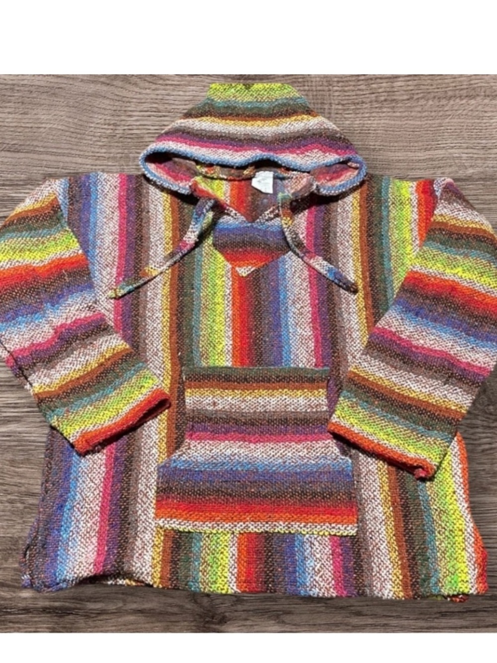 poncho Hoodie Men’s Size Large - Picture 6 of 6